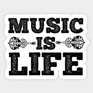 Music Is Life Sticker